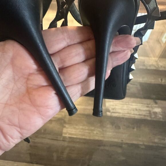 Valentino Garavani Rockstud Black Women's Shoes - Picture 7 of 14